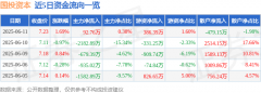 股票行情快报：国投资本（600061）6月11日主力资
