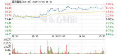 国投智能11月28日盘中涨幅达5%